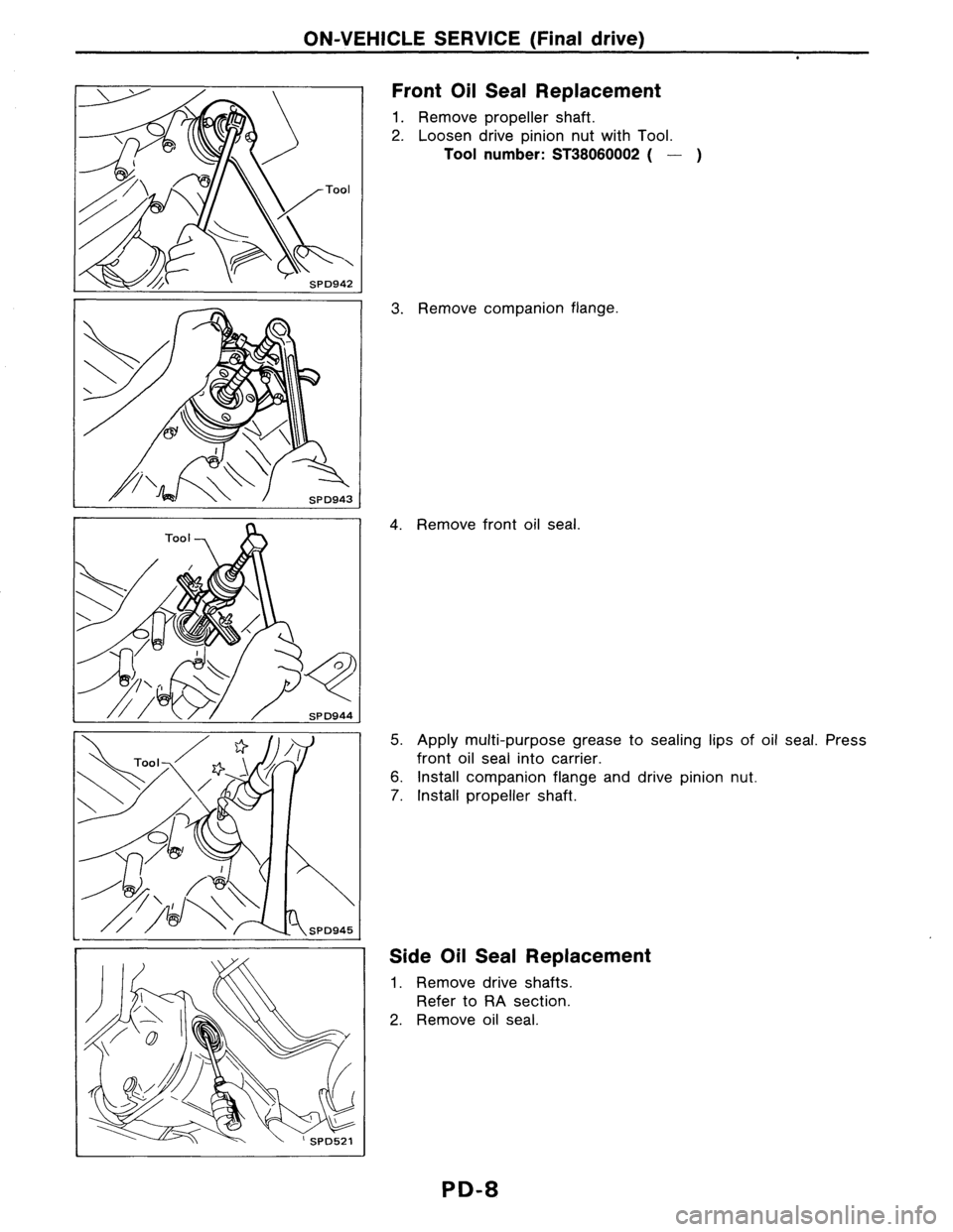 NISSAN AXXESS 1990  Service Repair Manual 