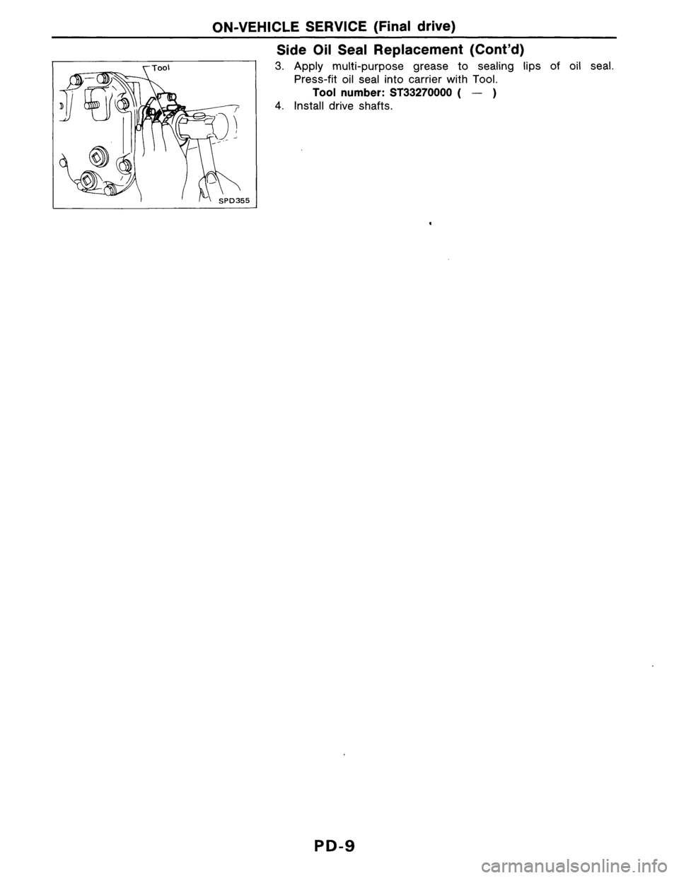 NISSAN AXXESS 1990  Service Repair Manual 