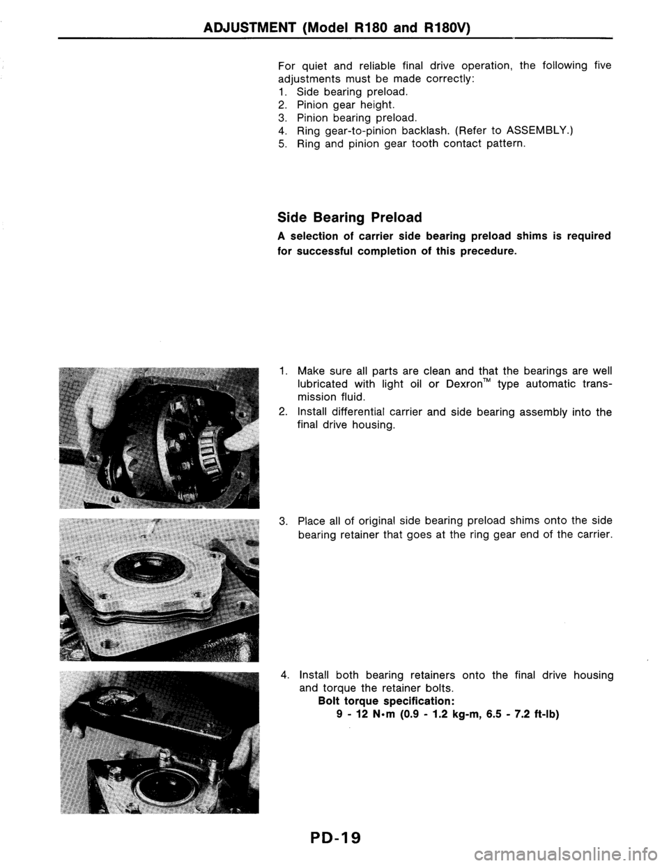 NISSAN AXXESS 1990  Service Repair Manual 
