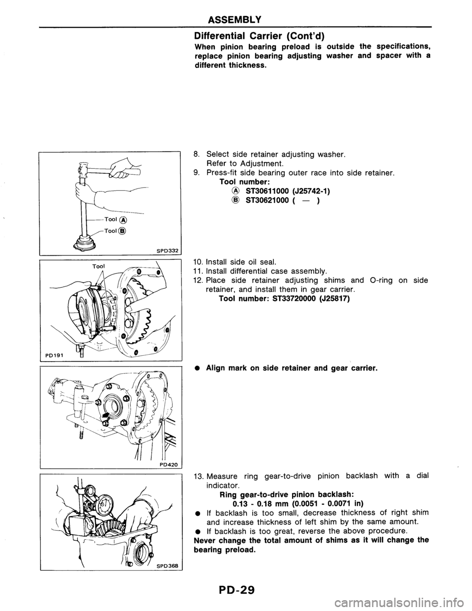 NISSAN AXXESS 1990  Service Repair Manual 
