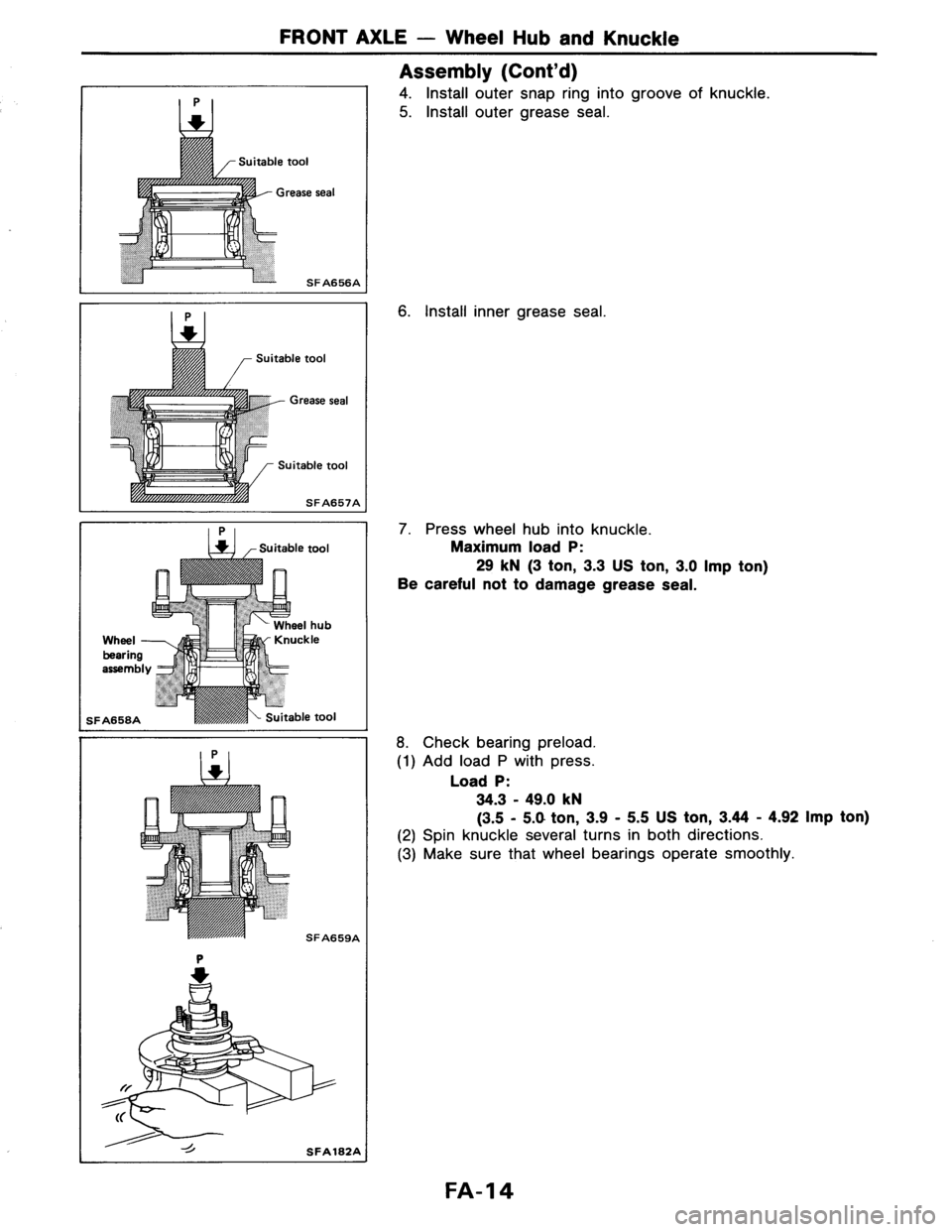 NISSAN AXXESS 1990  Service Repair Manual 