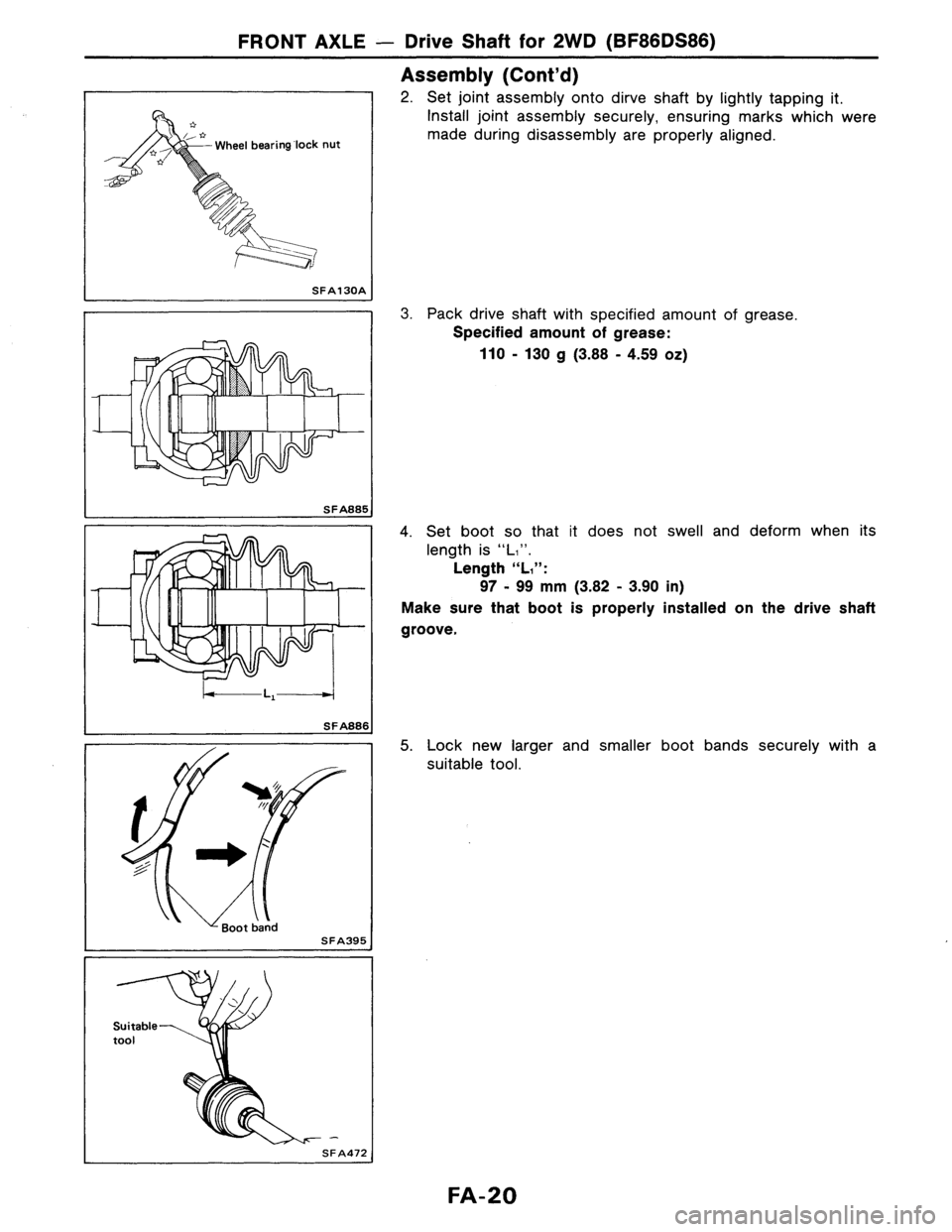 NISSAN AXXESS 1990  Service Repair Manual 