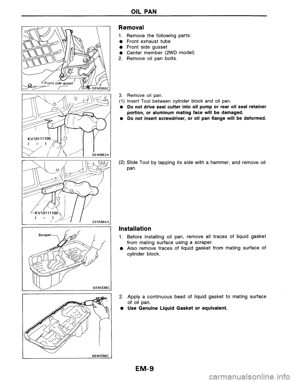 NISSAN AXXESS 1990  Service Repair Manual 