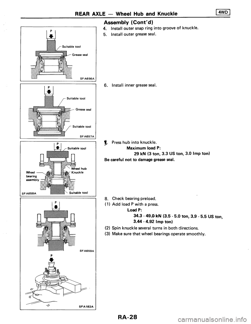 NISSAN AXXESS 1990  Service Repair Manual 