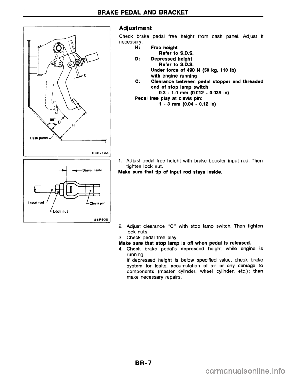 NISSAN AXXESS 1990  Service Repair Manual 