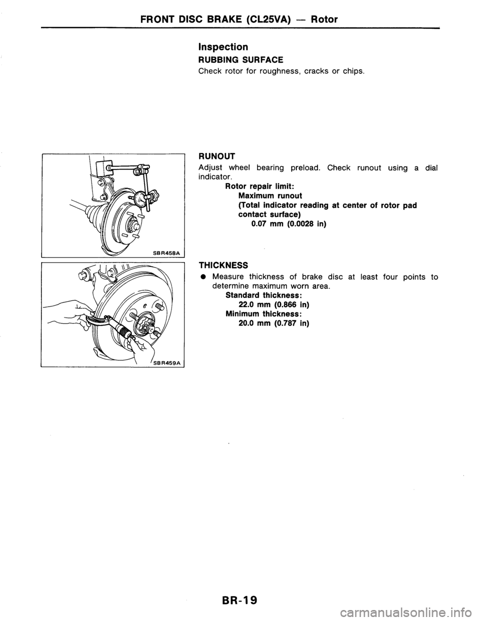 NISSAN AXXESS 1990  Service Repair Manual 