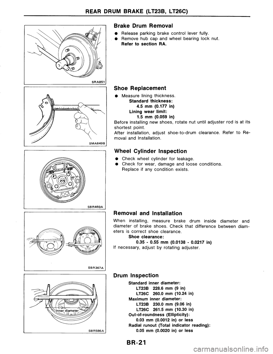 NISSAN AXXESS 1990  Service Repair Manual 