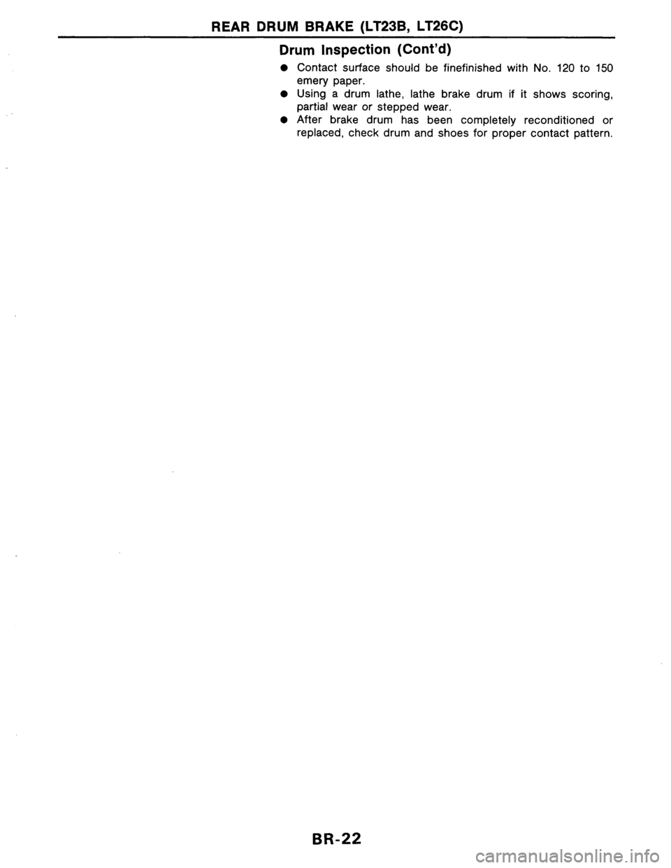 NISSAN AXXESS 1990  Service Repair Manual 
