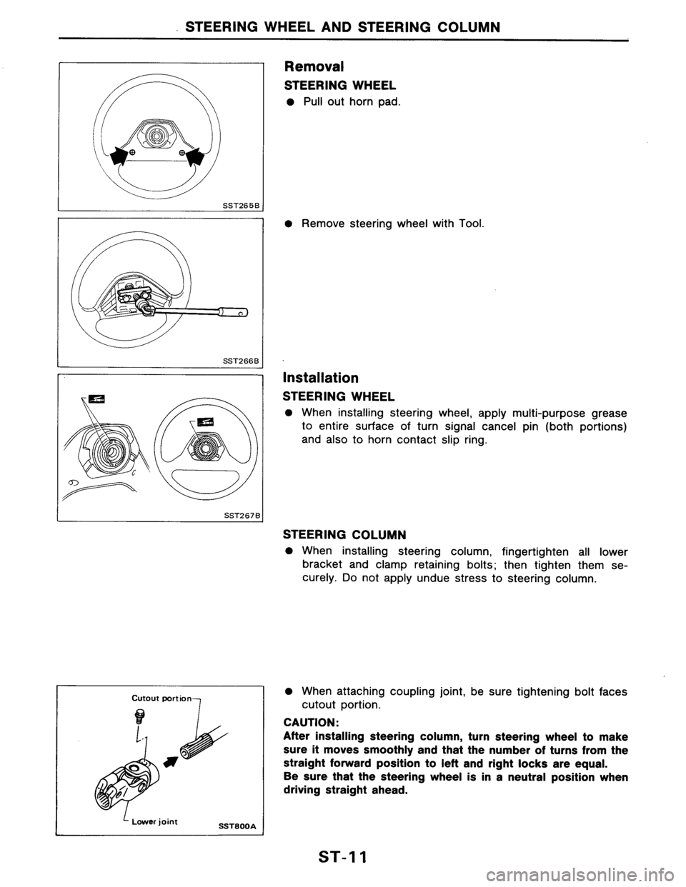 NISSAN AXXESS 1990  Service Repair Manual 