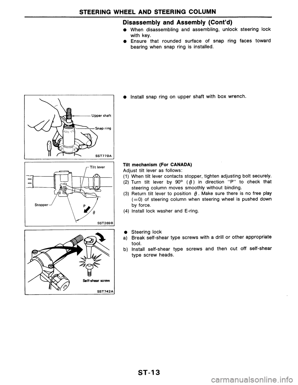 NISSAN AXXESS 1990  Service Repair Manual 