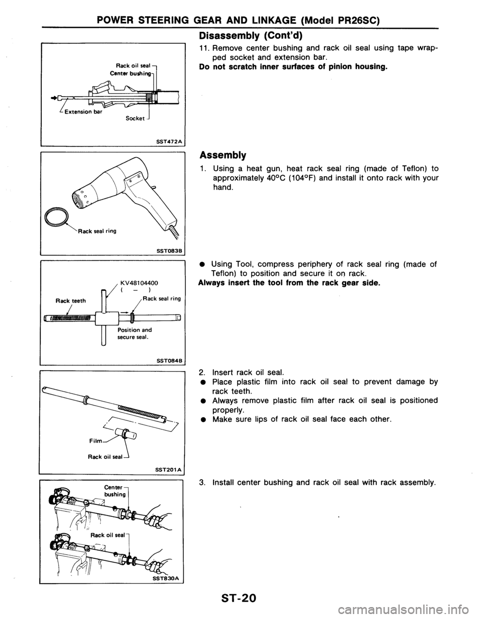 NISSAN AXXESS 1990  Service Repair Manual 