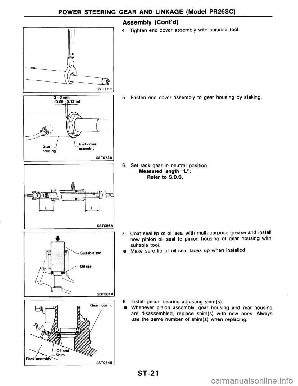 NISSAN AXXESS 1990  Service Repair Manual 