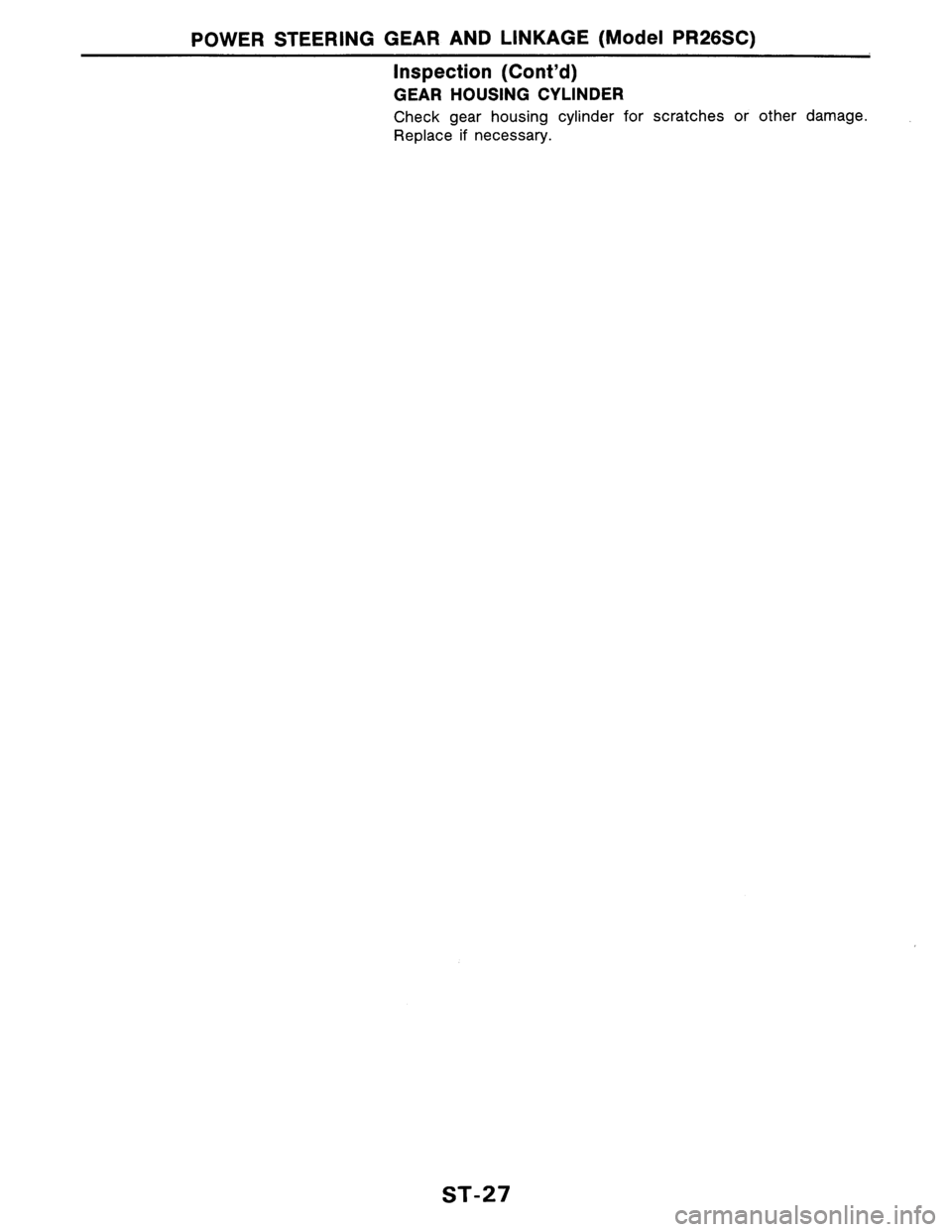 NISSAN AXXESS 1990  Service Repair Manual 