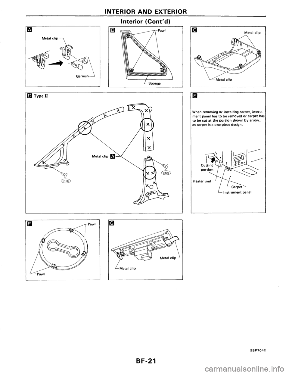 NISSAN AXXESS 1990  Service Repair Manual 