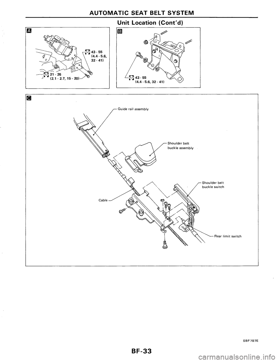 NISSAN AXXESS 1990  Service Repair Manual 