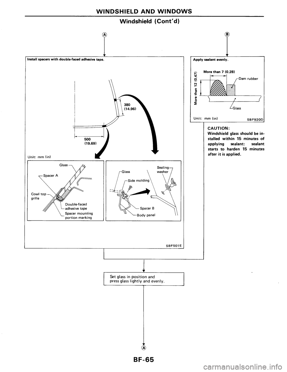 NISSAN AXXESS 1990  Service Repair Manual 