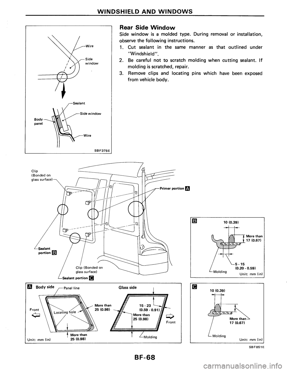 NISSAN AXXESS 1990  Service Repair Manual 
