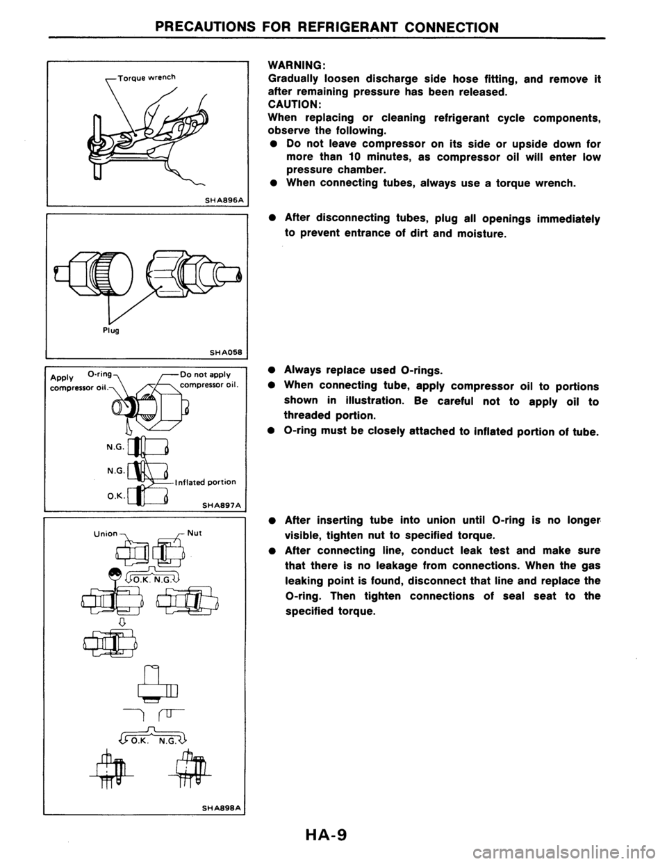 NISSAN AXXESS 1990  Service Repair Manual 