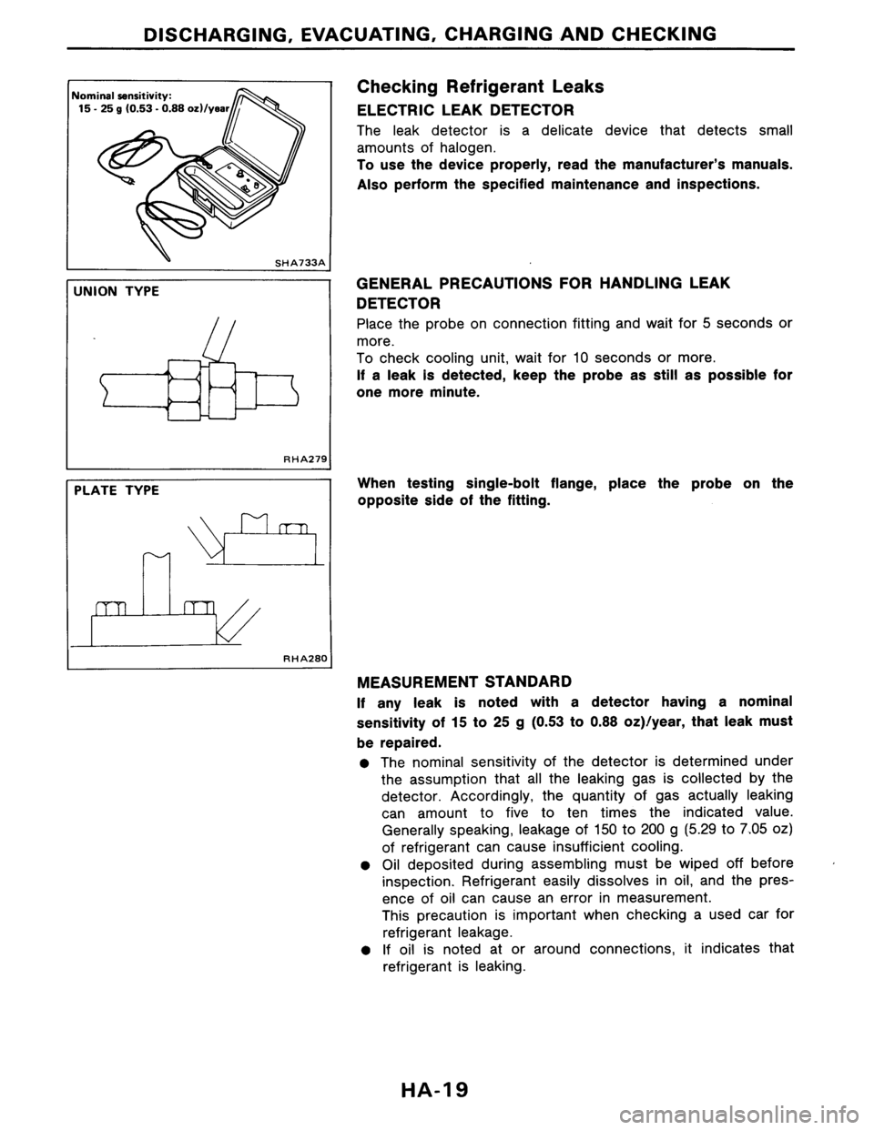 NISSAN AXXESS 1990  Service Repair Manual 