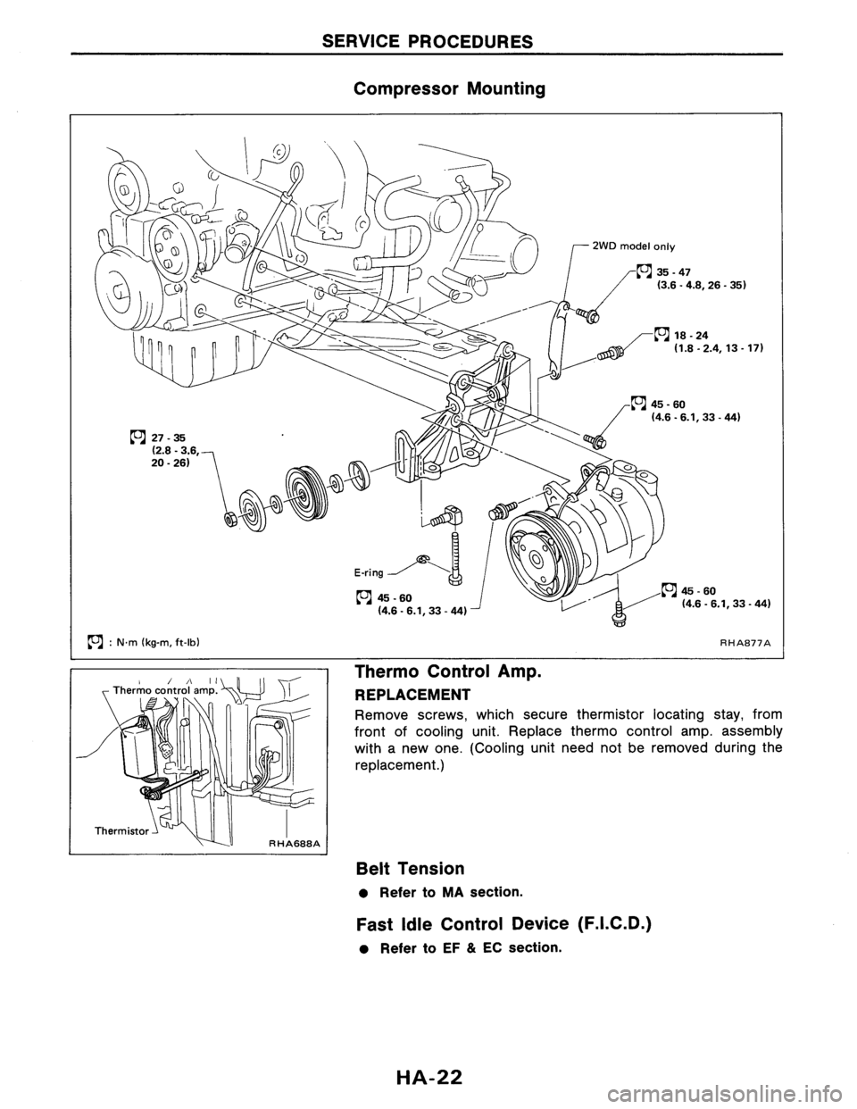 NISSAN AXXESS 1990  Service Repair Manual 