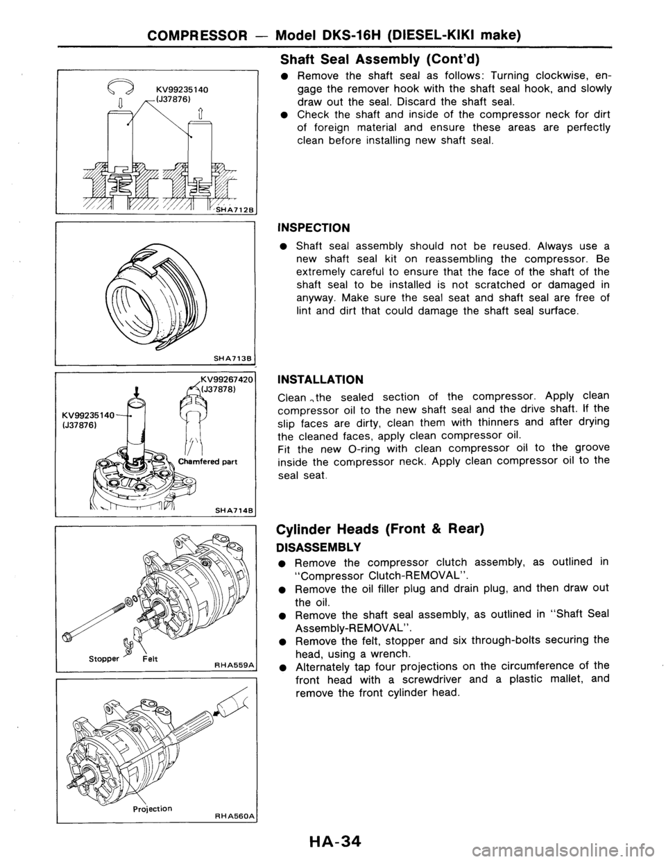 NISSAN AXXESS 1990  Service Repair Manual 