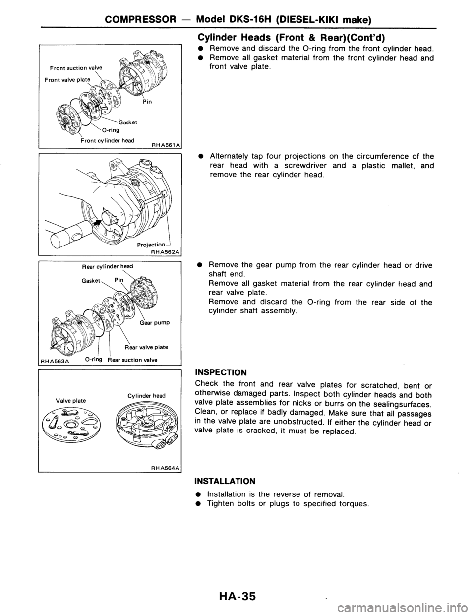 NISSAN AXXESS 1990  Service Repair Manual 