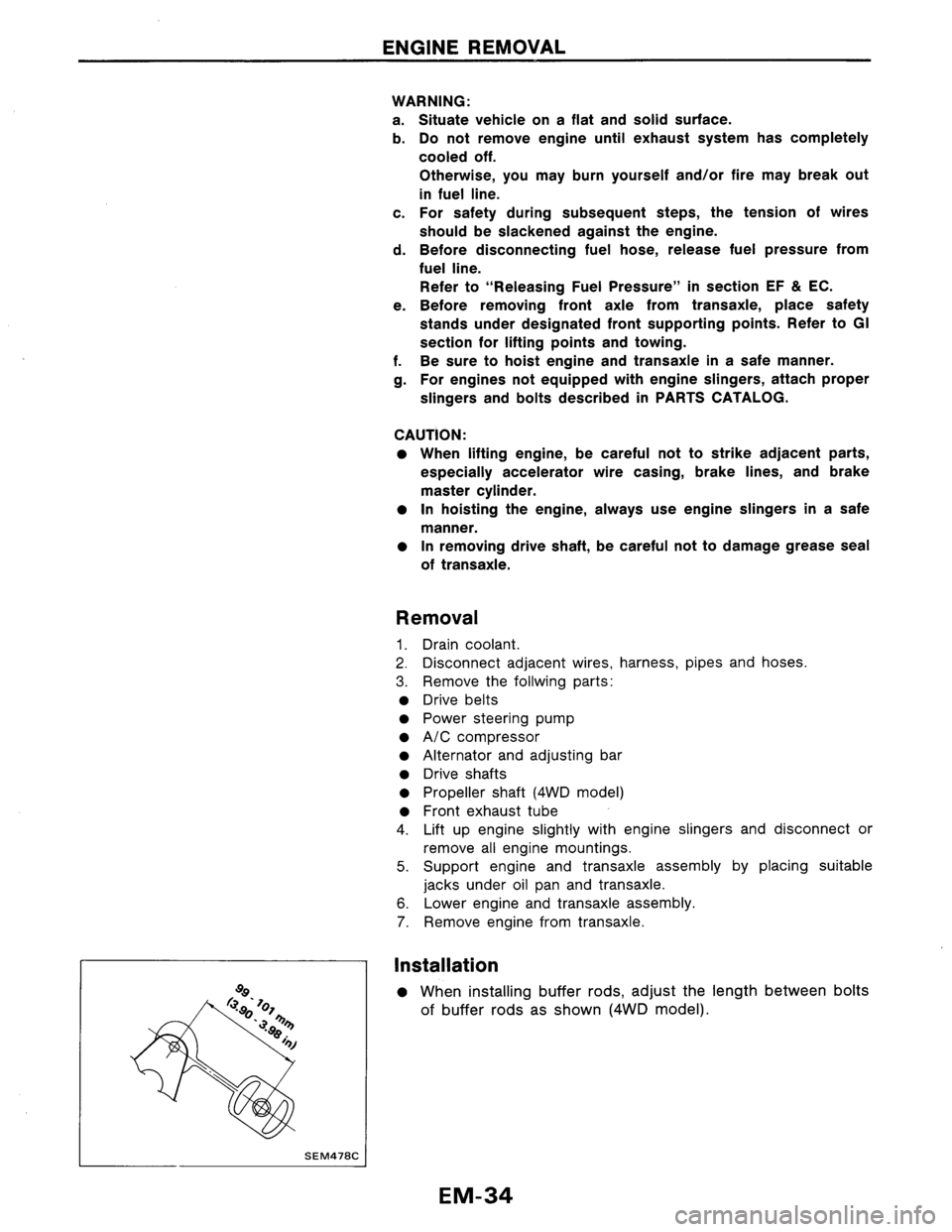 NISSAN AXXESS 1990  Service Repair Manual 