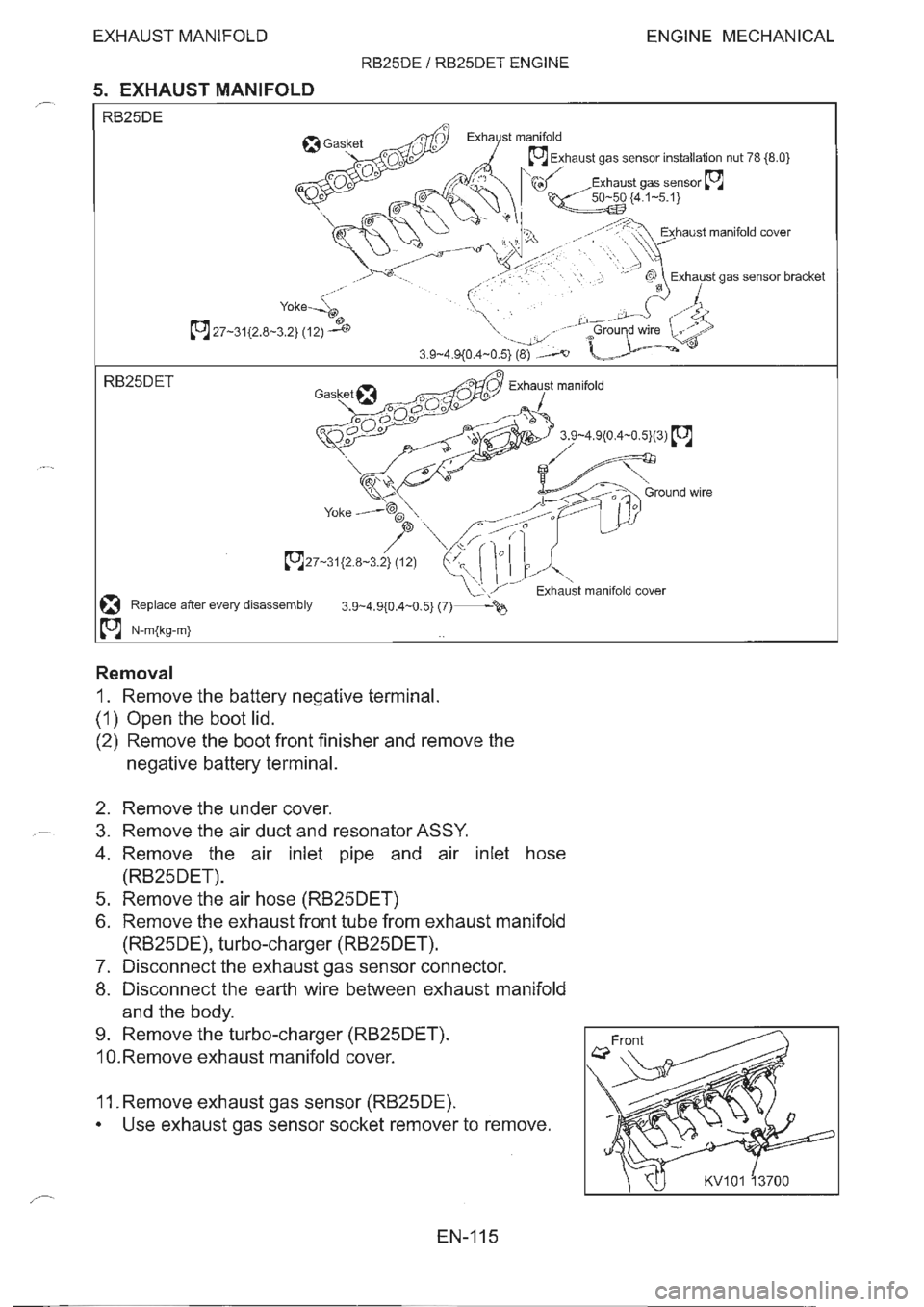 NISSAN GT-R 1993  Service Manual 