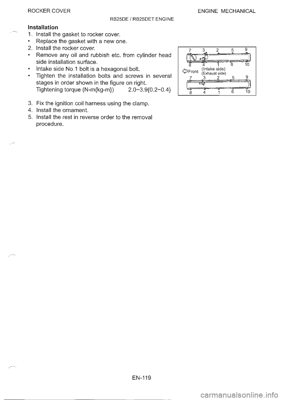 NISSAN GT-R 1993  Service Manual 