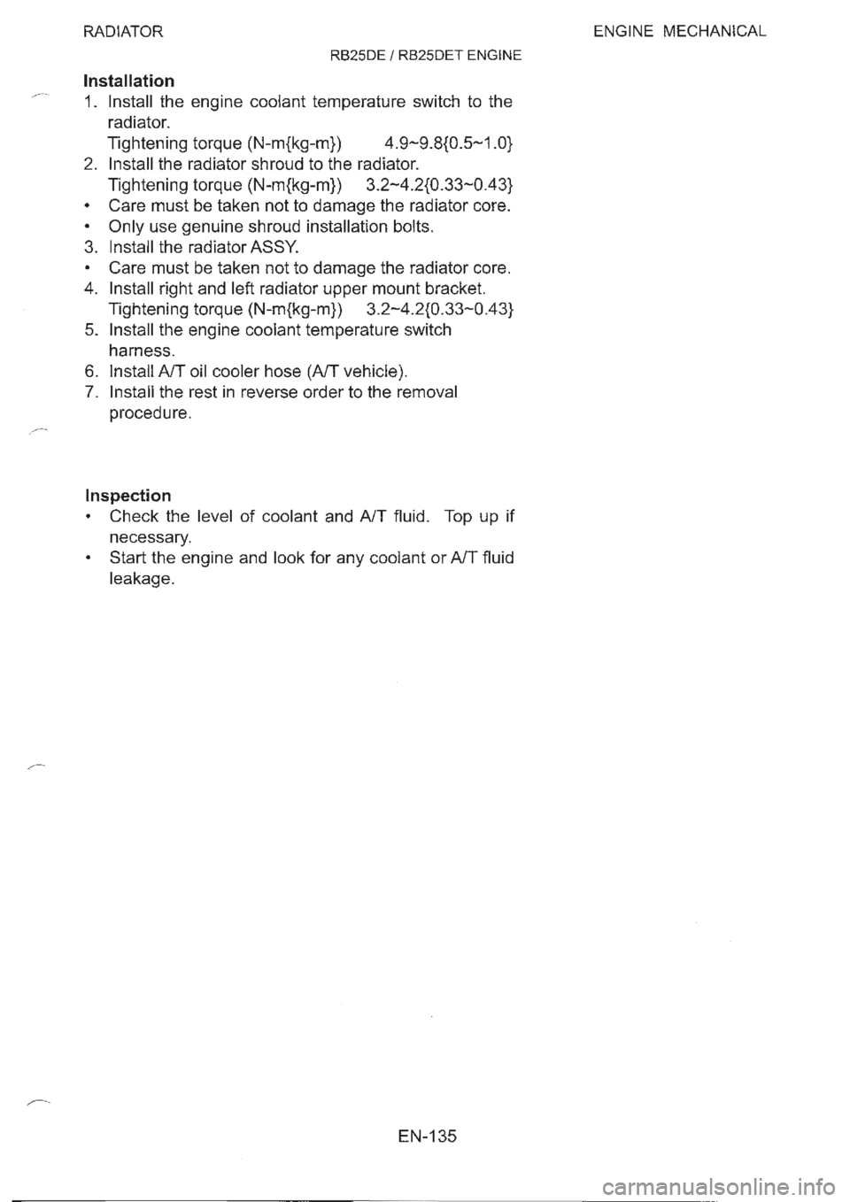 NISSAN GT-R 1993  Service Manual 