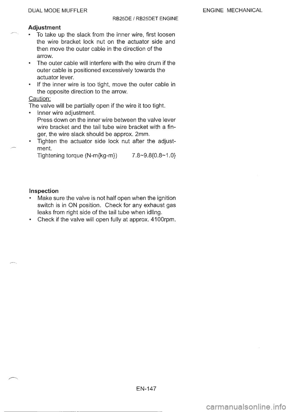 NISSAN GT-R 1993  Service Manual 