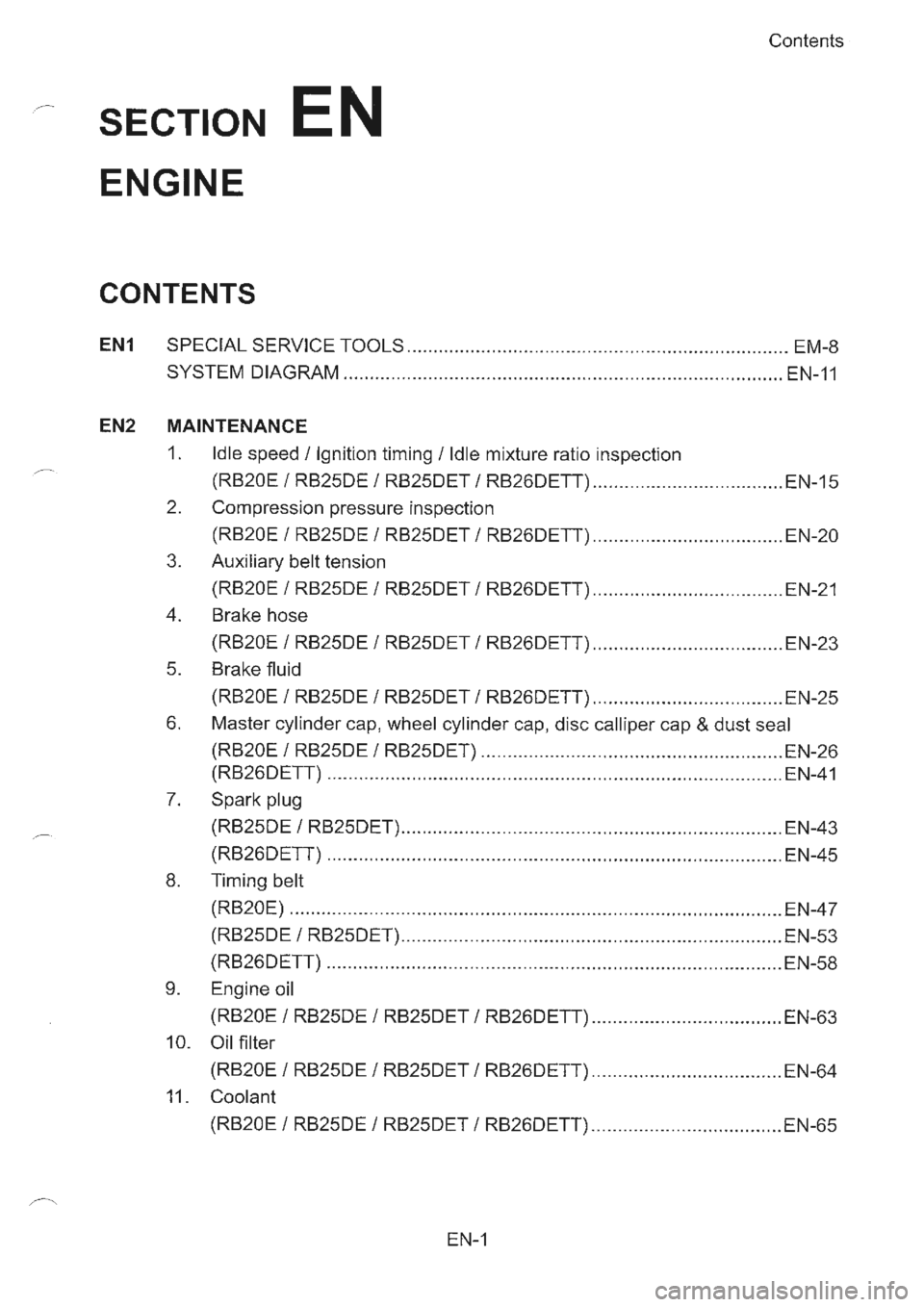 NISSAN GT-R 1993  Service Manual 