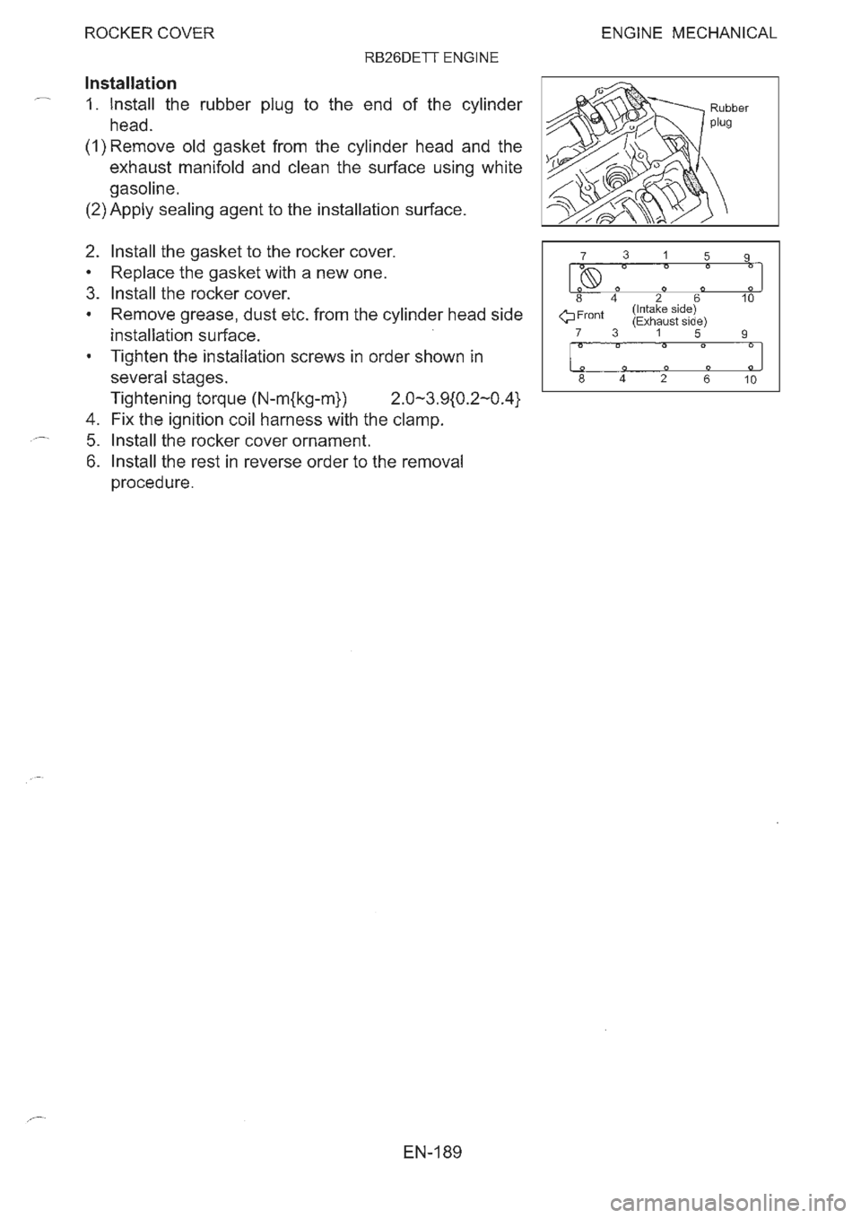 NISSAN GT-R 1993  Service Manual 