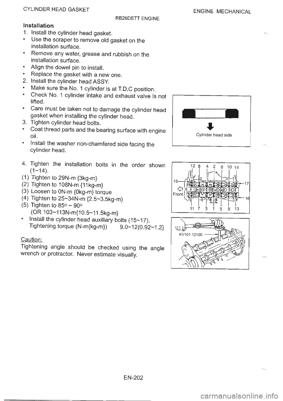 NISSAN GT-R 1993  Service Manual 