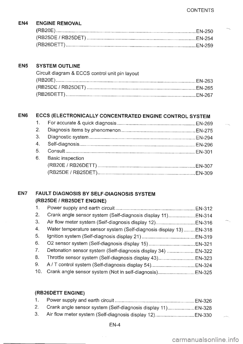 NISSAN GT-R 1993  Service Manual 
