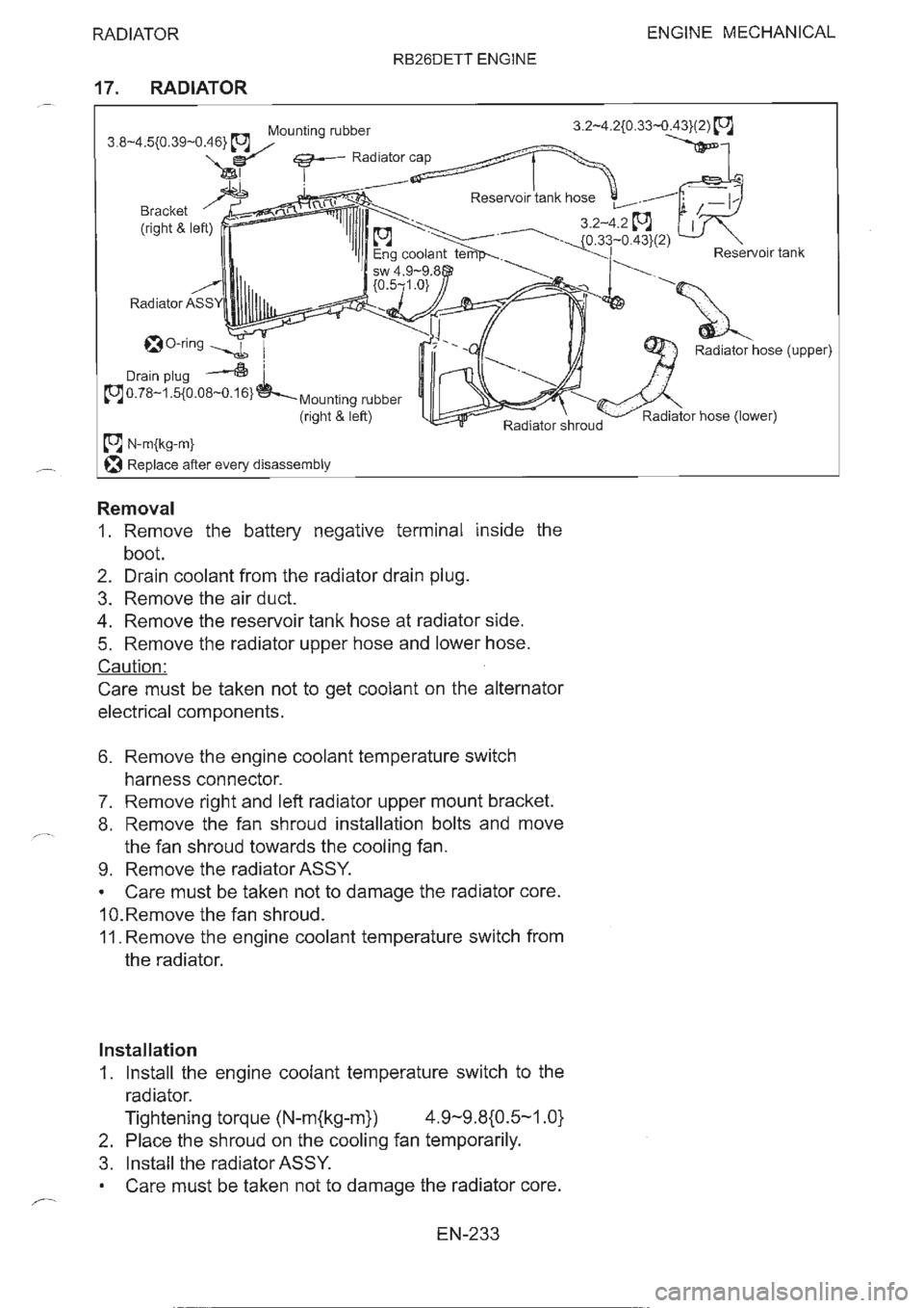 NISSAN GT-R 1993  Service Manual 