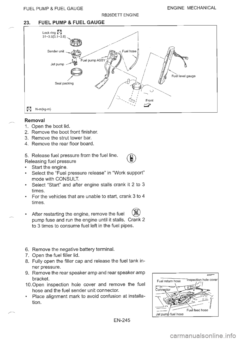 NISSAN GT-R 1993  Service Manual 