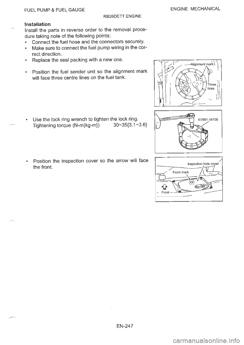 NISSAN GT-R 1993  Service Manual 