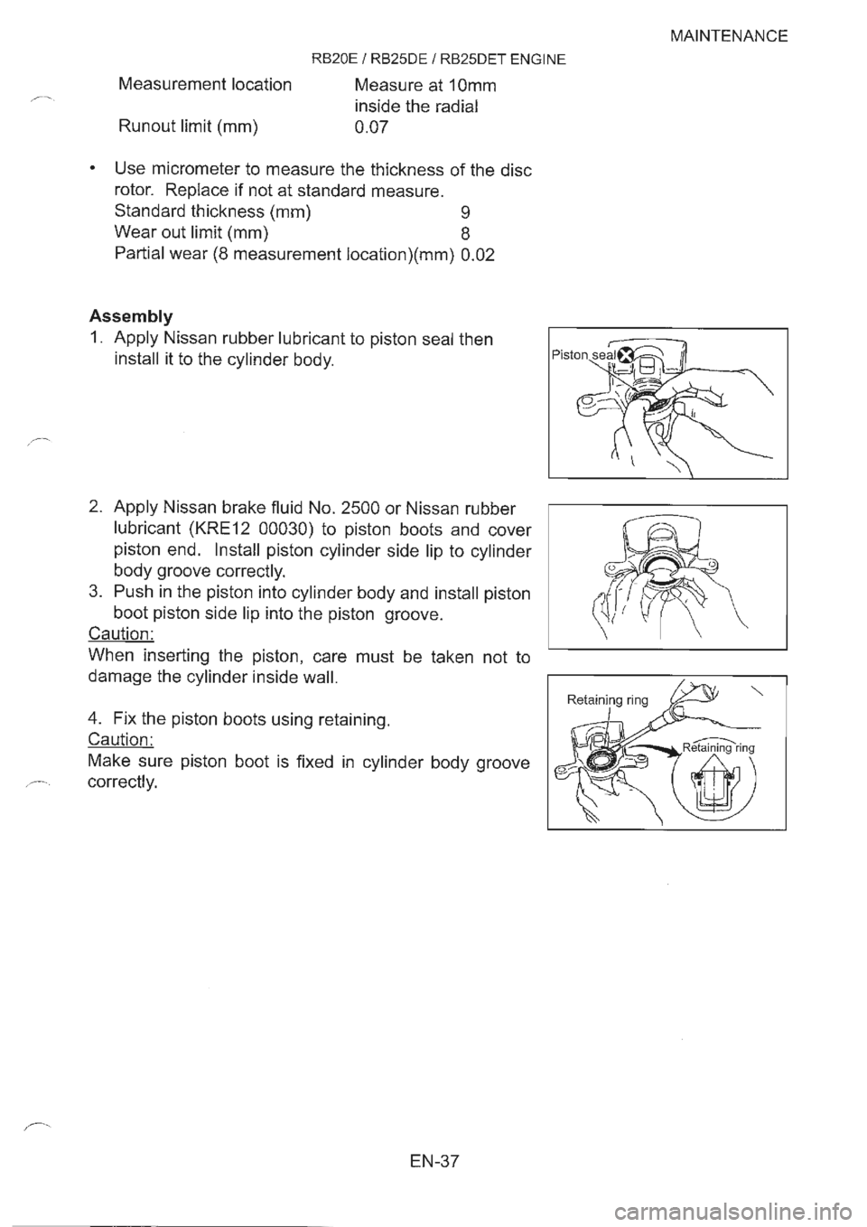 NISSAN GT-R 1993  Service Manual 