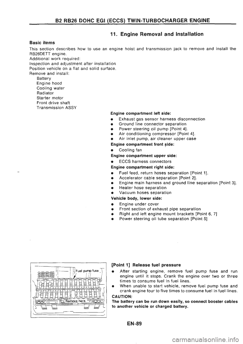 NISSAN GT-R 1989  Service Manual 