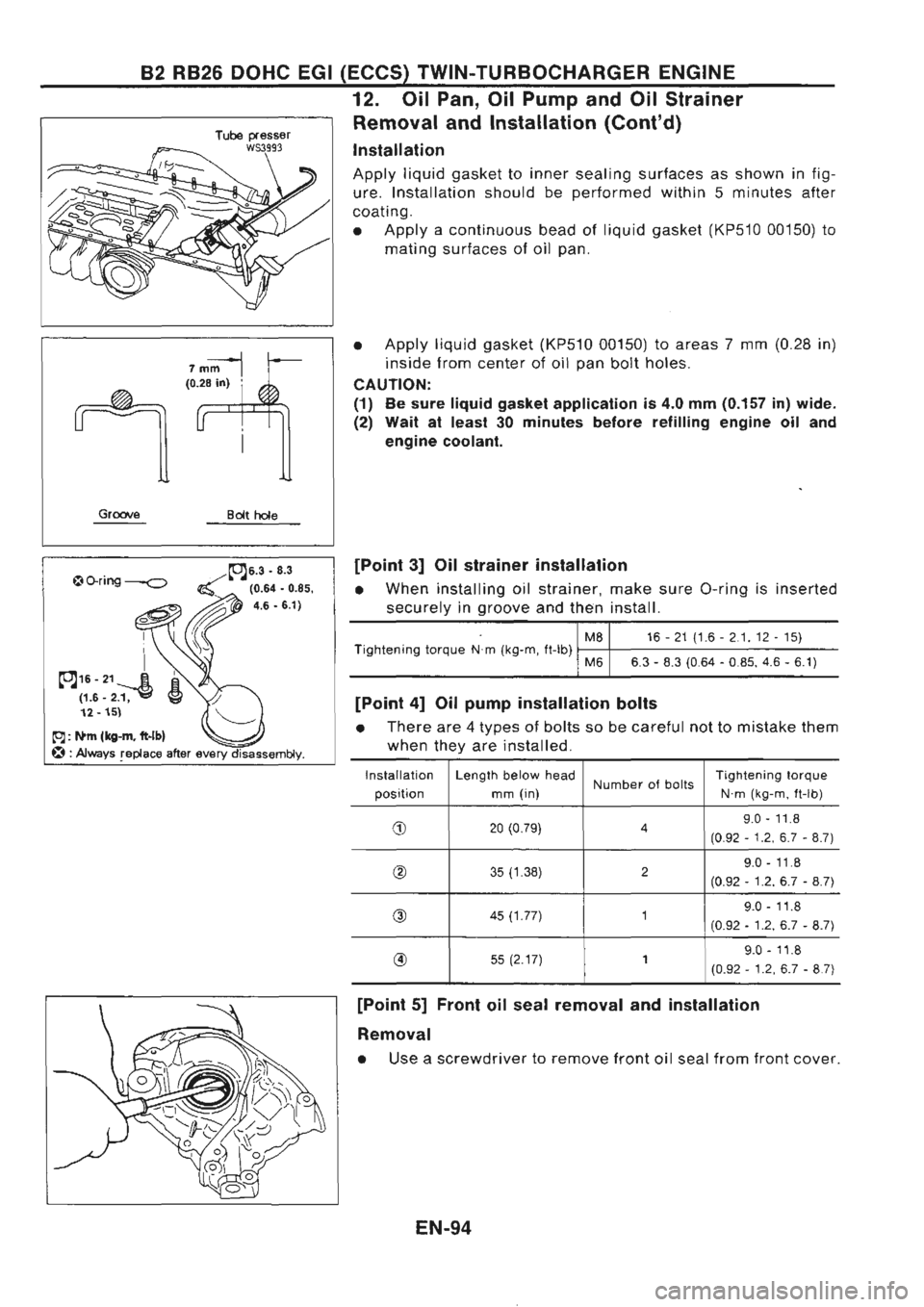 NISSAN GT-R 1989  Service Manual 