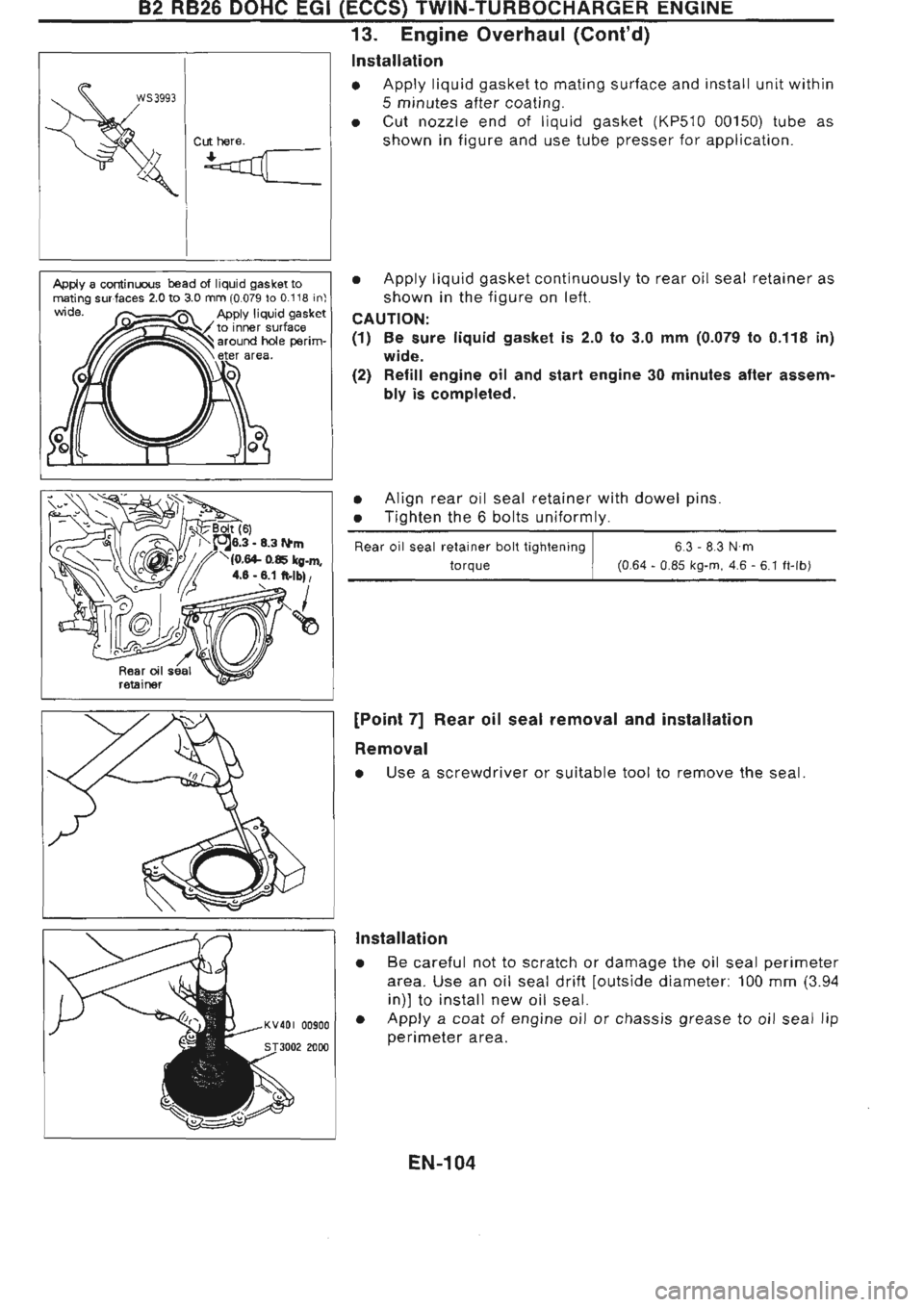 NISSAN GT-R 1989  Service Manual 