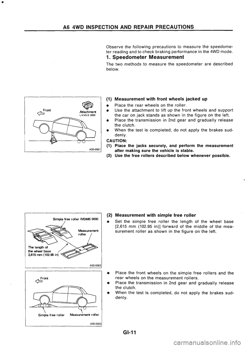 NISSAN GT-R 1989  Service Manual 