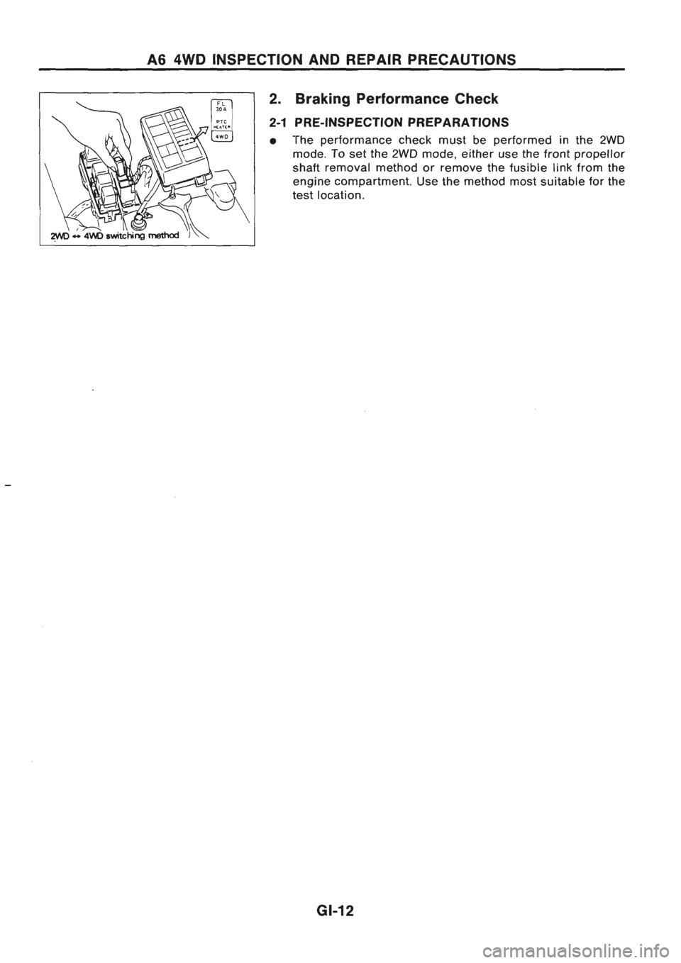 NISSAN GT-R 1989  Service Manual 