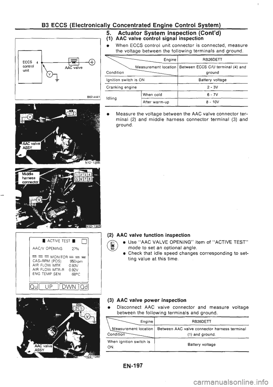 NISSAN GT-R 1989  Service Manual 