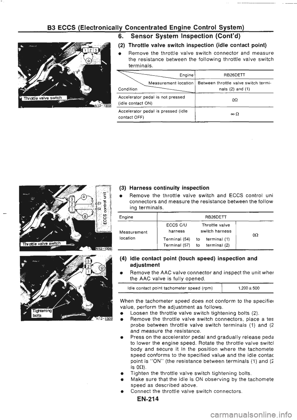 NISSAN GT-R 1989  Service Manual 