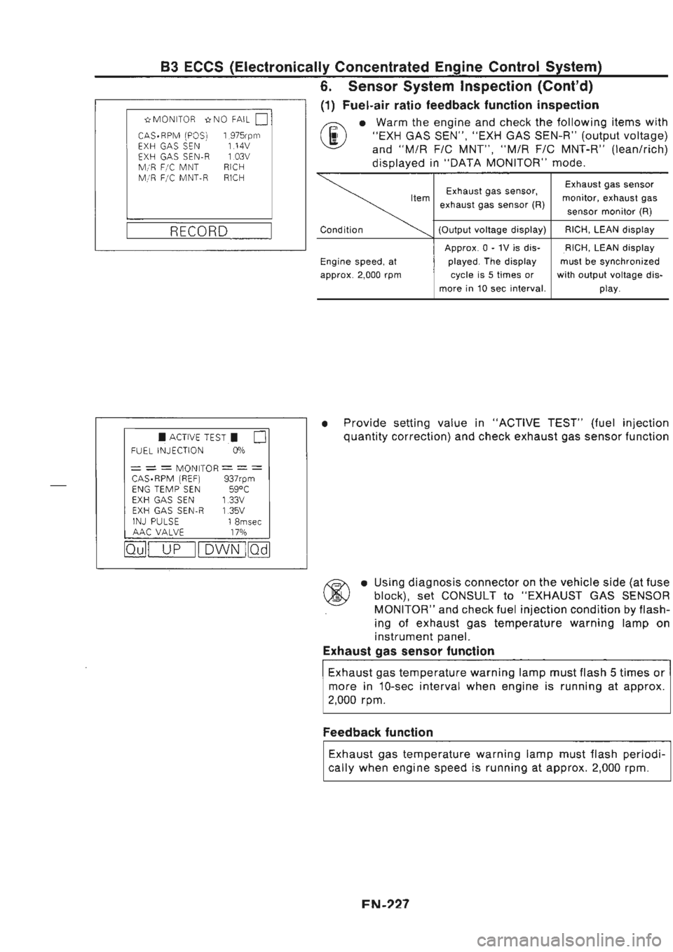 NISSAN GT-R 1989  Service Manual 