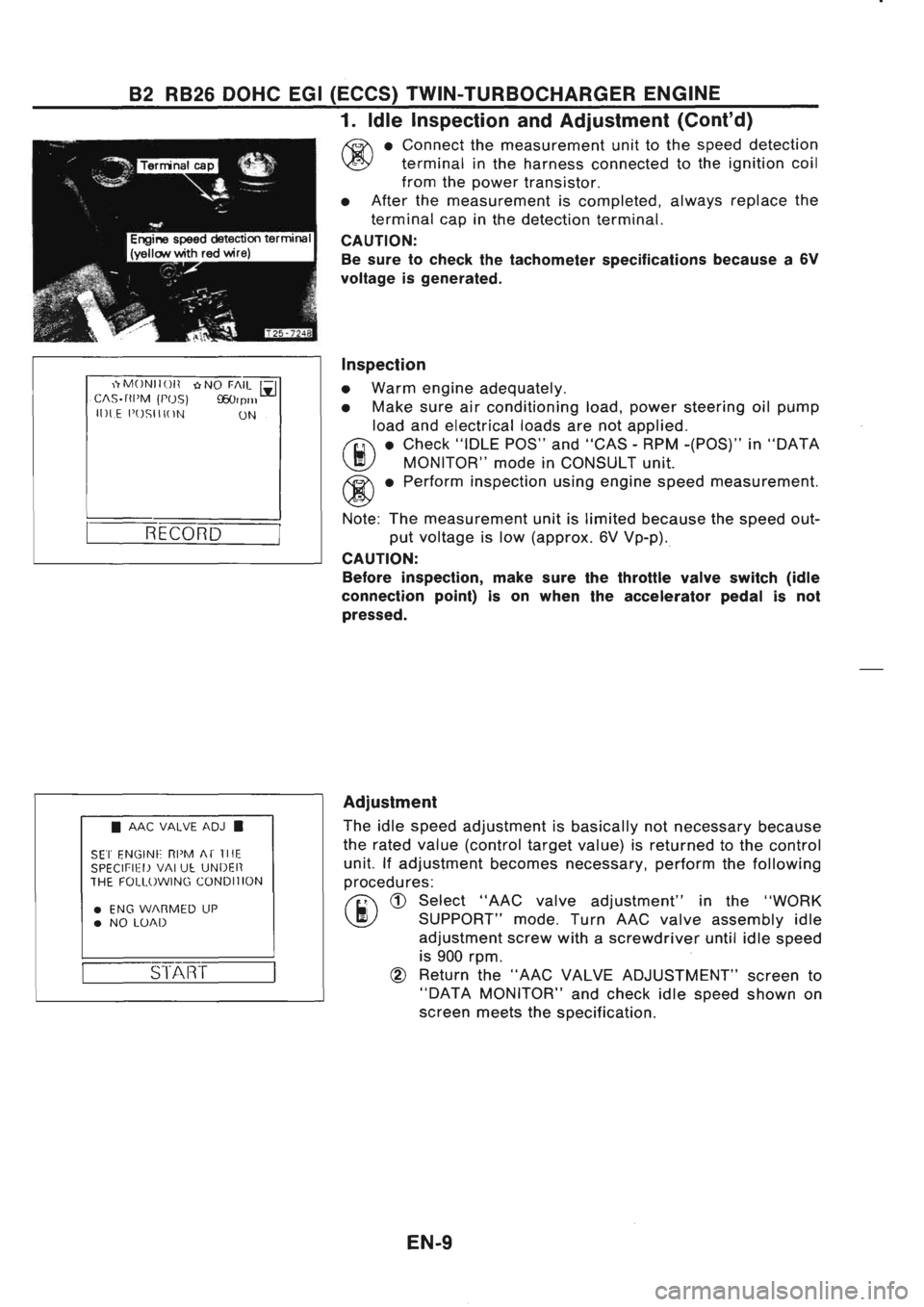 NISSAN GT-R 1989  Service Manual 