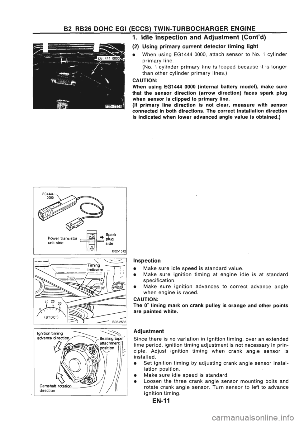 NISSAN GT-R 1989  Service Manual 
