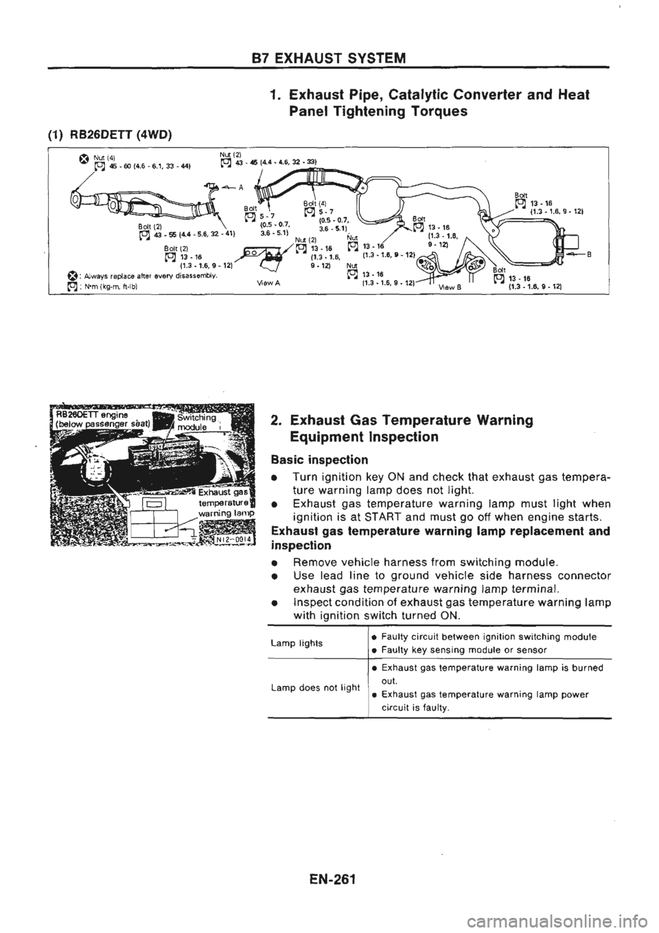 NISSAN GT-R 1989  Service Manual 